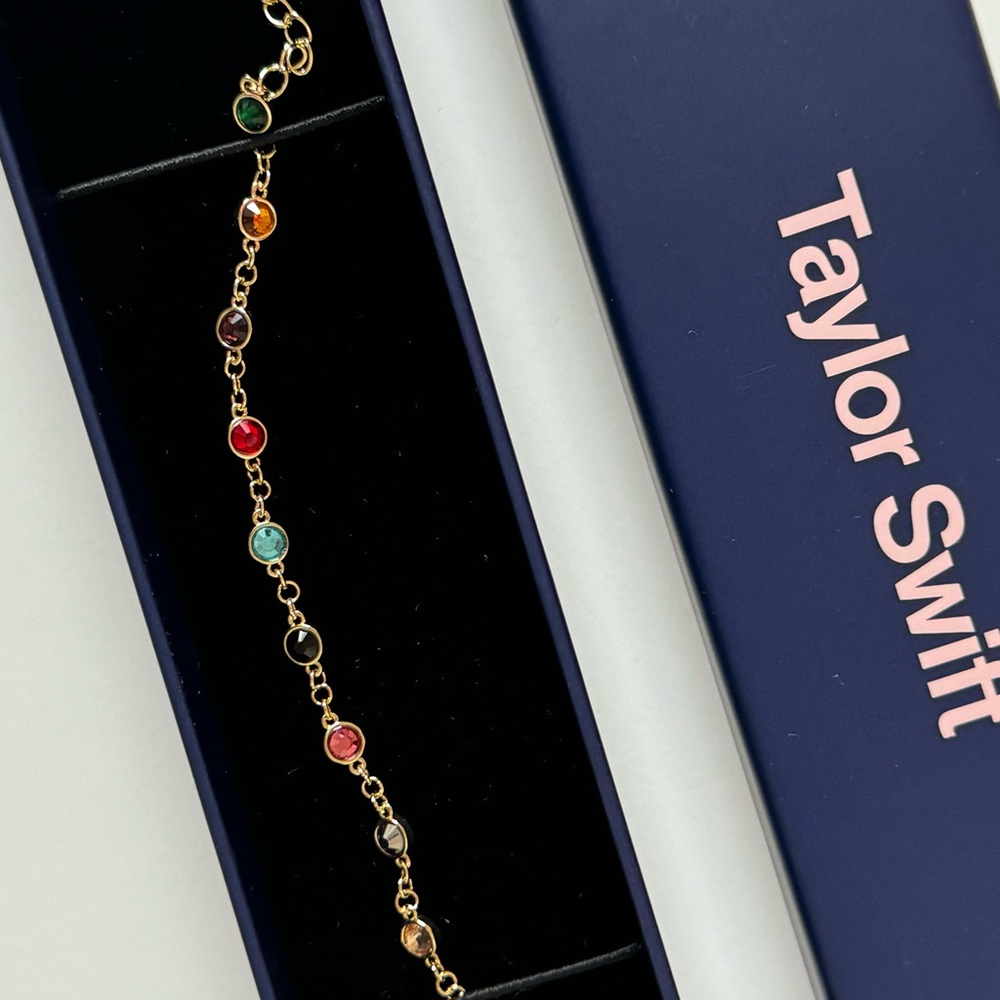 NWOT Taylor Swift Multicolor Gemstone Bracelet Eras Tour November 2024